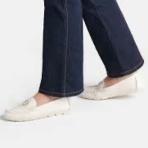 Coach Mona Driver in Chalk Leather